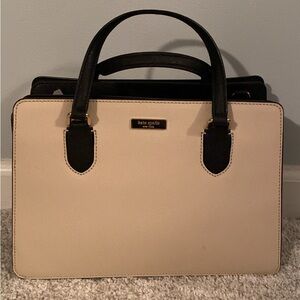 Kate Spade Cream and Black Handbag